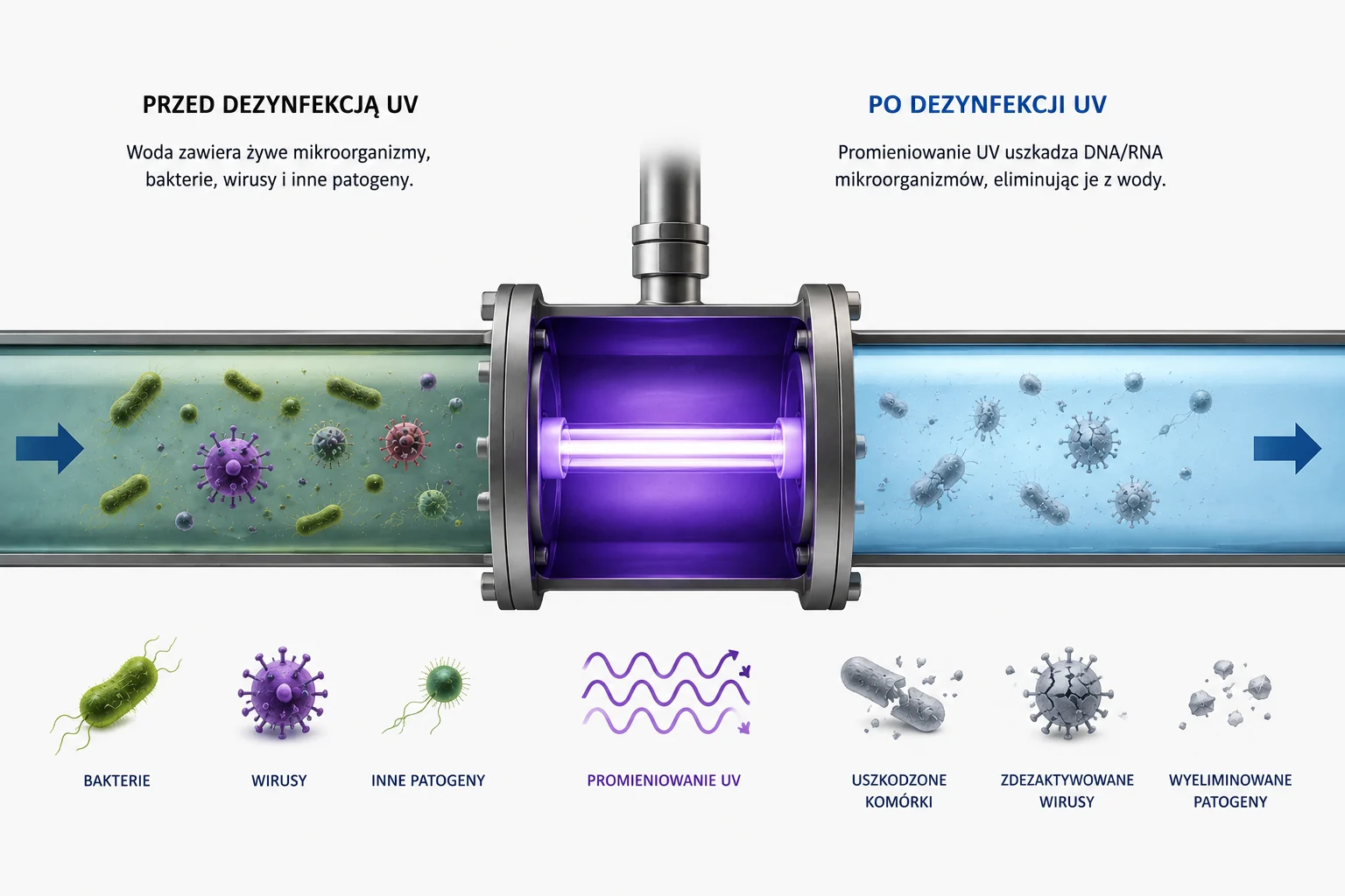 Jaka lampa UV do wody będzie odpowiednia? Poradnik doboru do domu, RO i większej instalacji