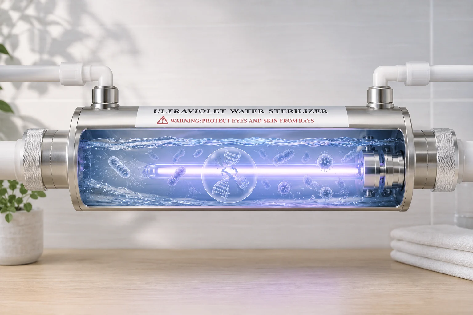 Lampa UV do wody: jak światło zatrzymuje namnażanie bakterii?