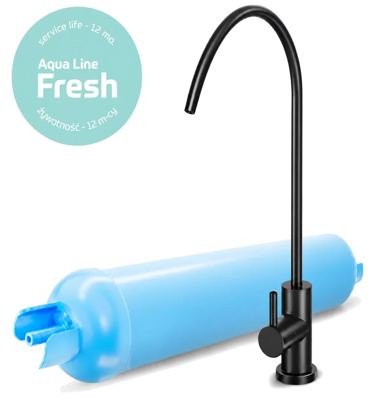 System filtracji wody kranowej AQUALINE Fresh (Black Style)