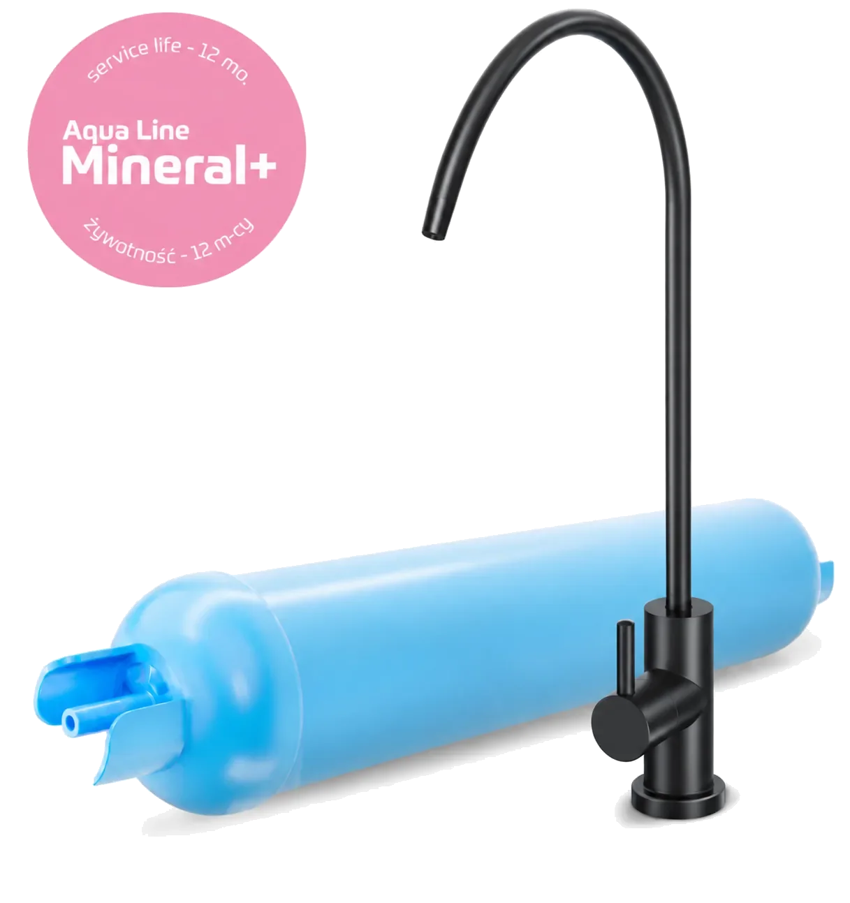System filtracji wody kranowej AQUALINE Mineral+ (Black Style)