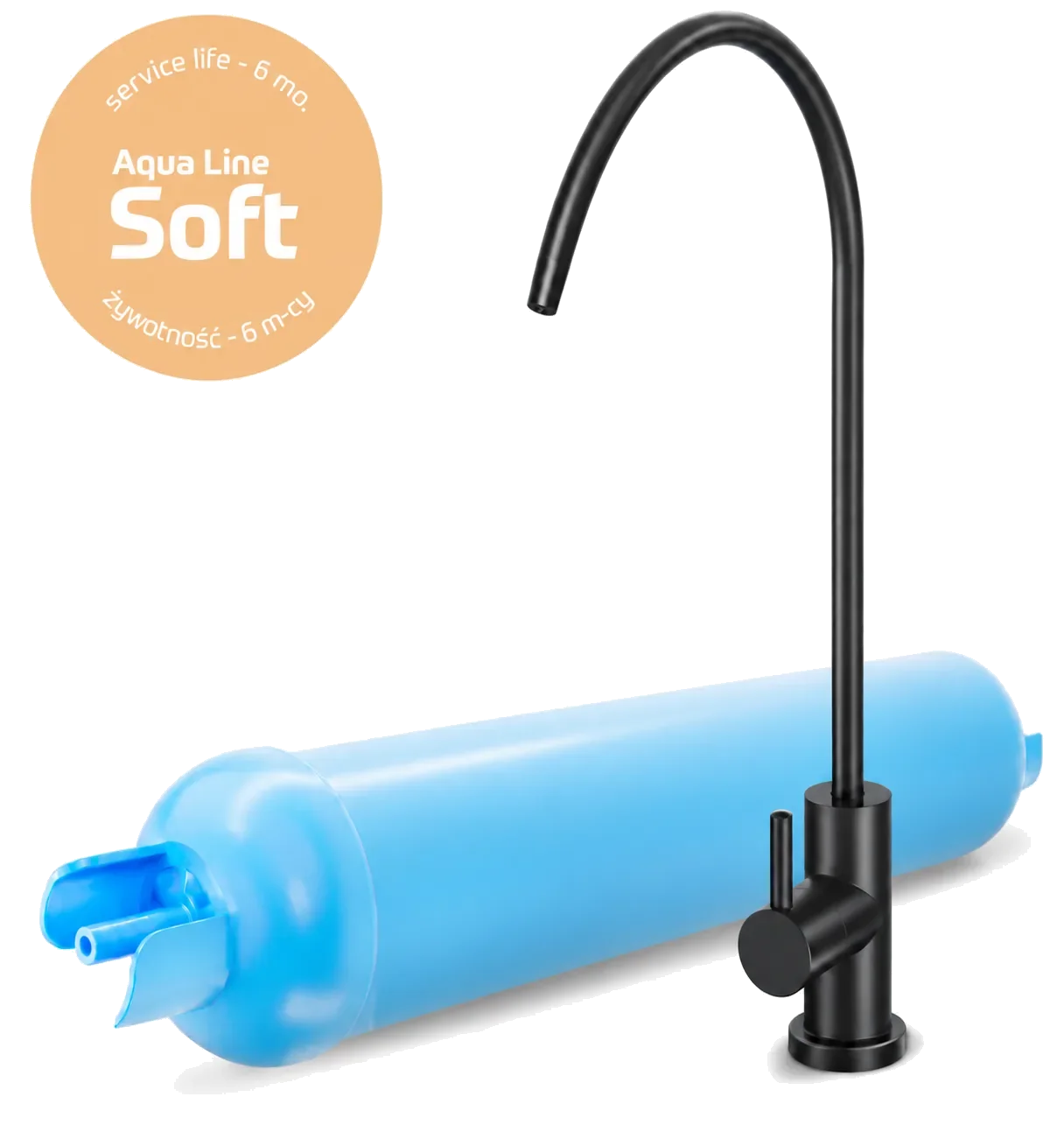System filtracji wody kranowej AQUALINE Soft (Black Style)
