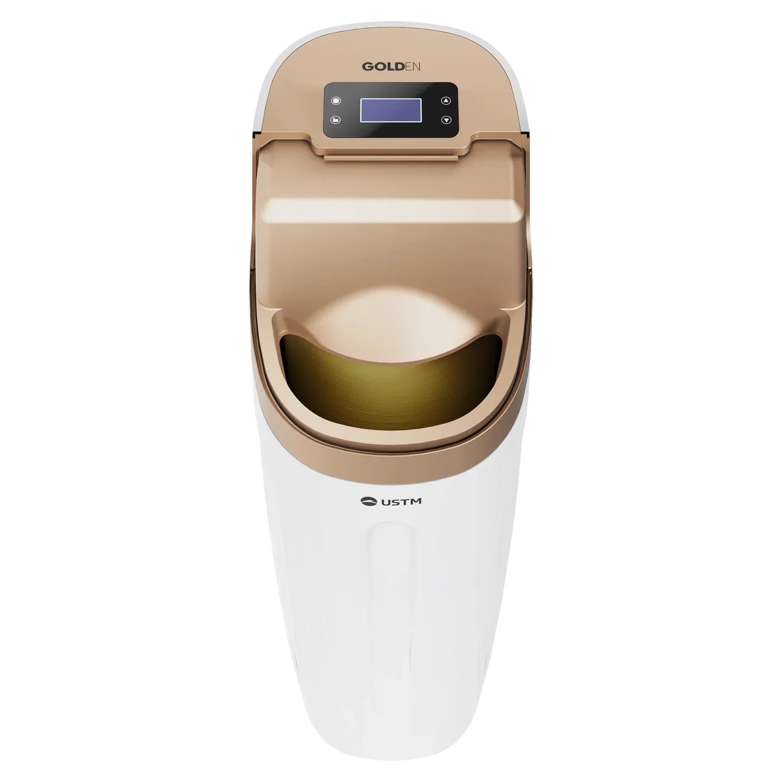 Elegancka, trwała obudowa i głowica LCD zmiękczacza Golden