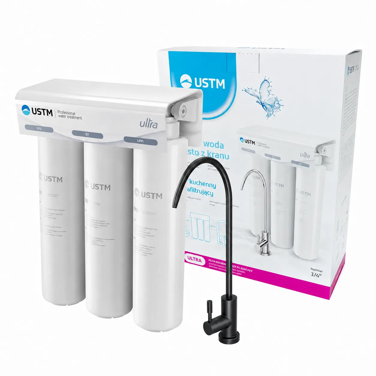 Filtr kuchenny ULTRAfiltracja USTM (Black Style)