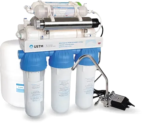 USTM RO8 IZZI PLUS UV — 8-etapowy system odwróconej osmozy ze sterylizacją UV